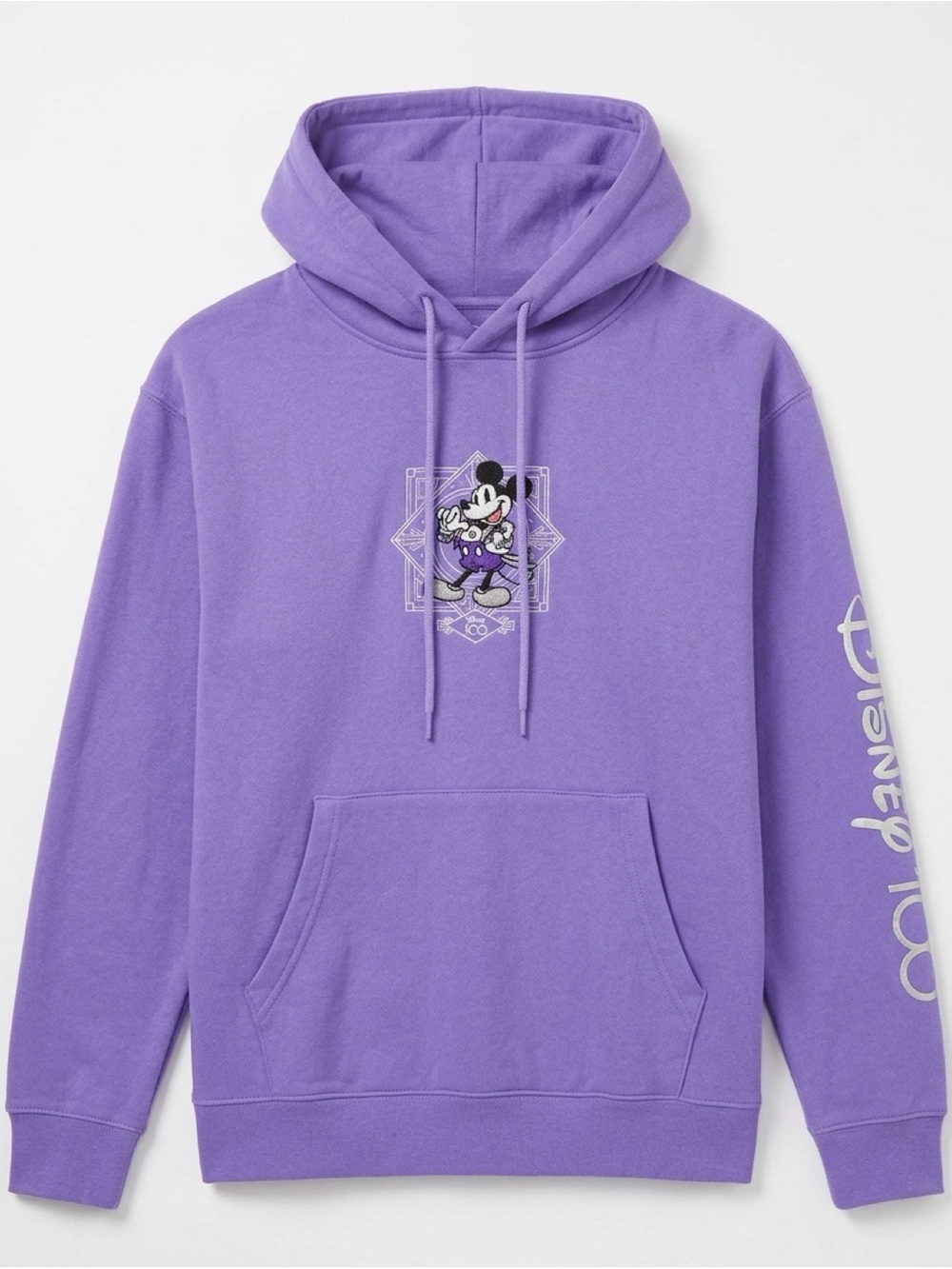 💜 Disney 100 Years Anniversary Purple Sweatshirt & Sweatpants Set – Size S